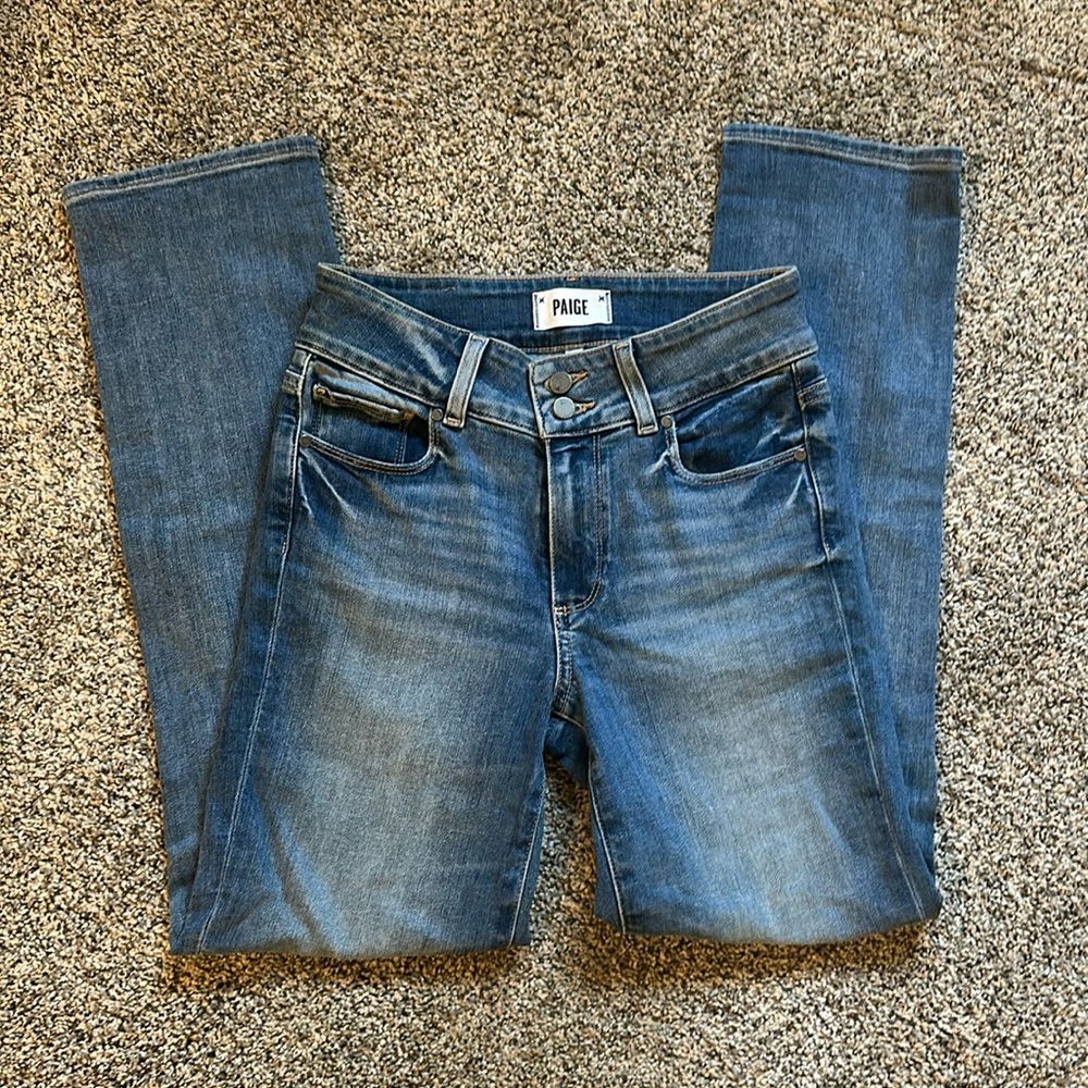 Paige straight leg jeans